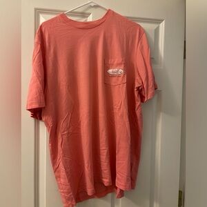 Men’s salmon vineyard vines T shirt size large - lightly worn